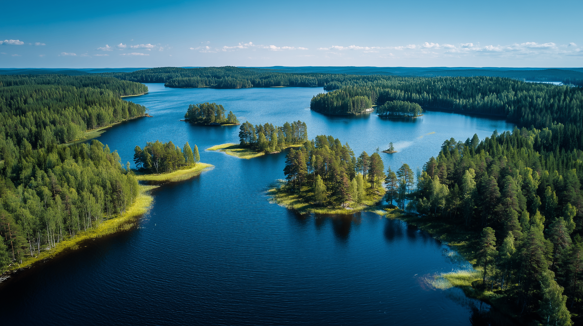 Suomalainen järvimaisema